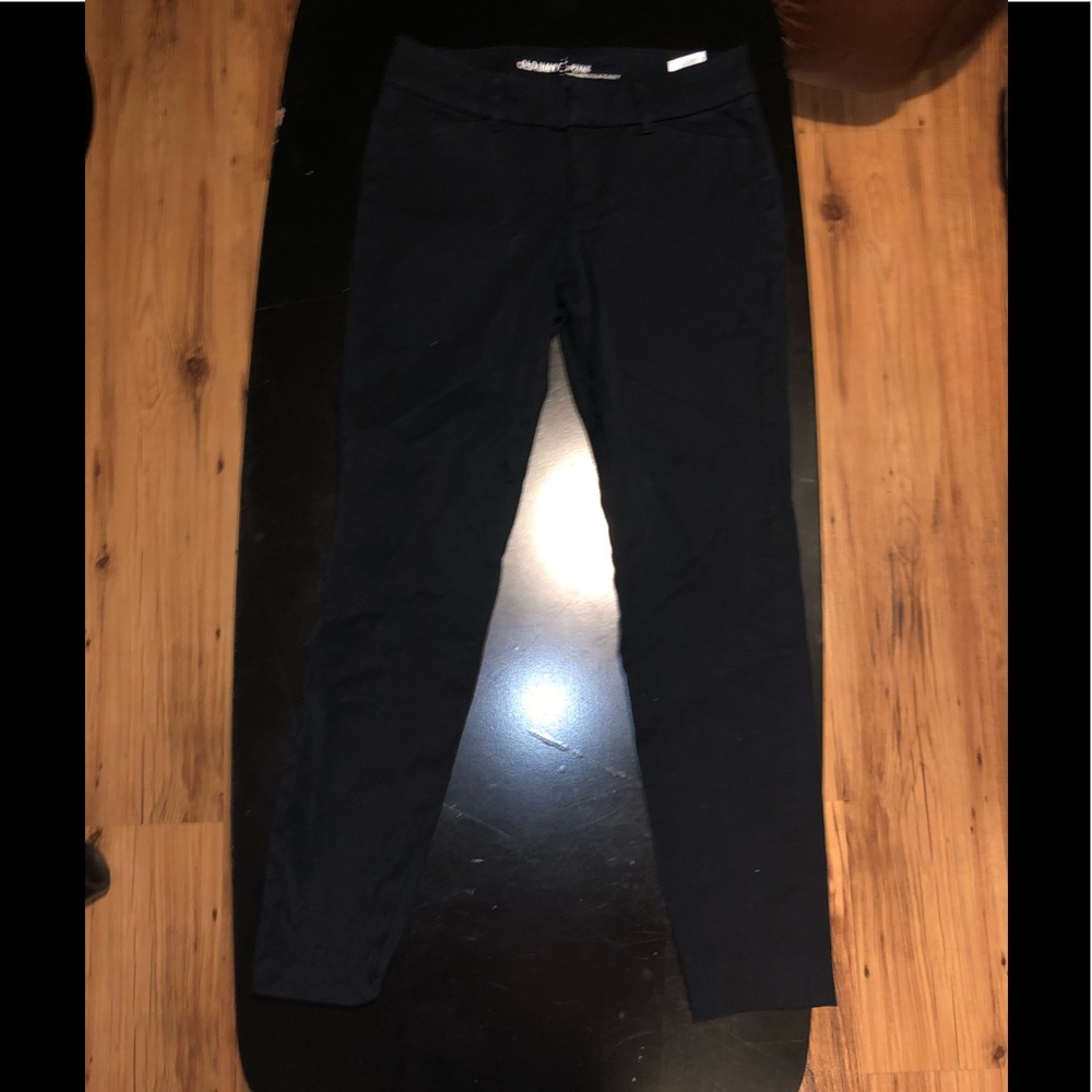 Old Navy Pixie Mid Rise Black Jeans